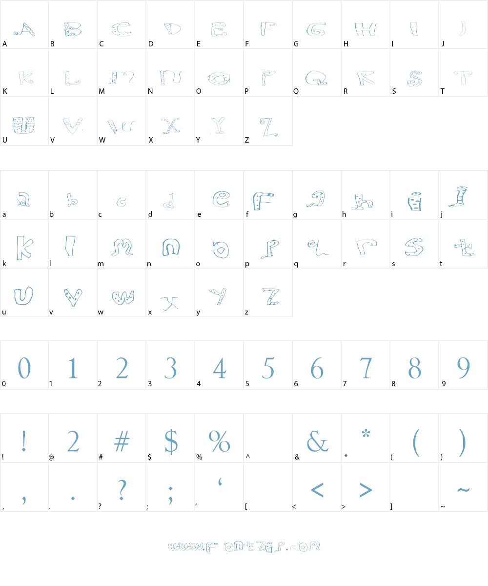 Proper Font Font Character